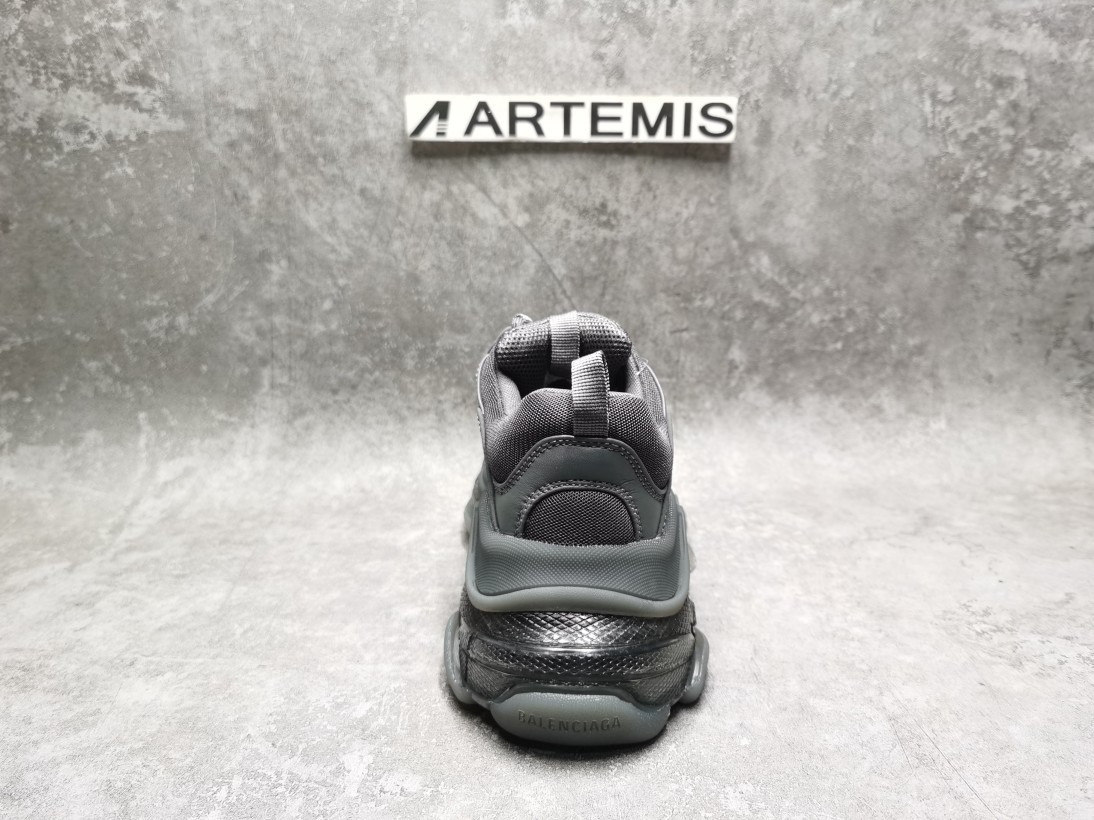 Balenciga Triple S Clear Sole Grey