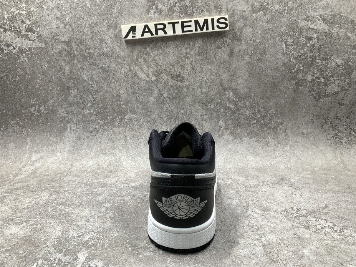 Air Jordan 1 Low SE Black Metallic Silver