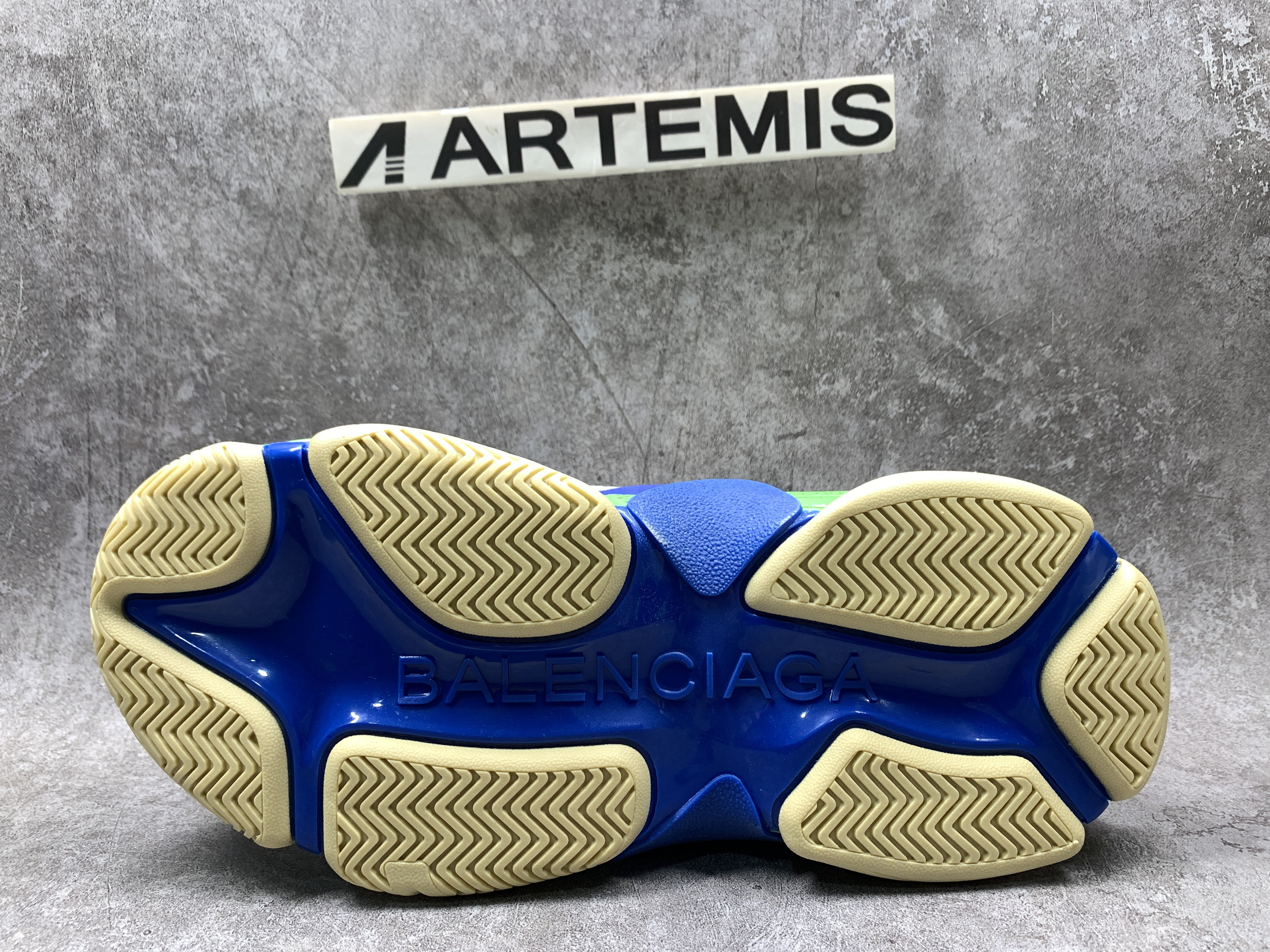 Balenciga Triple S Blue Green