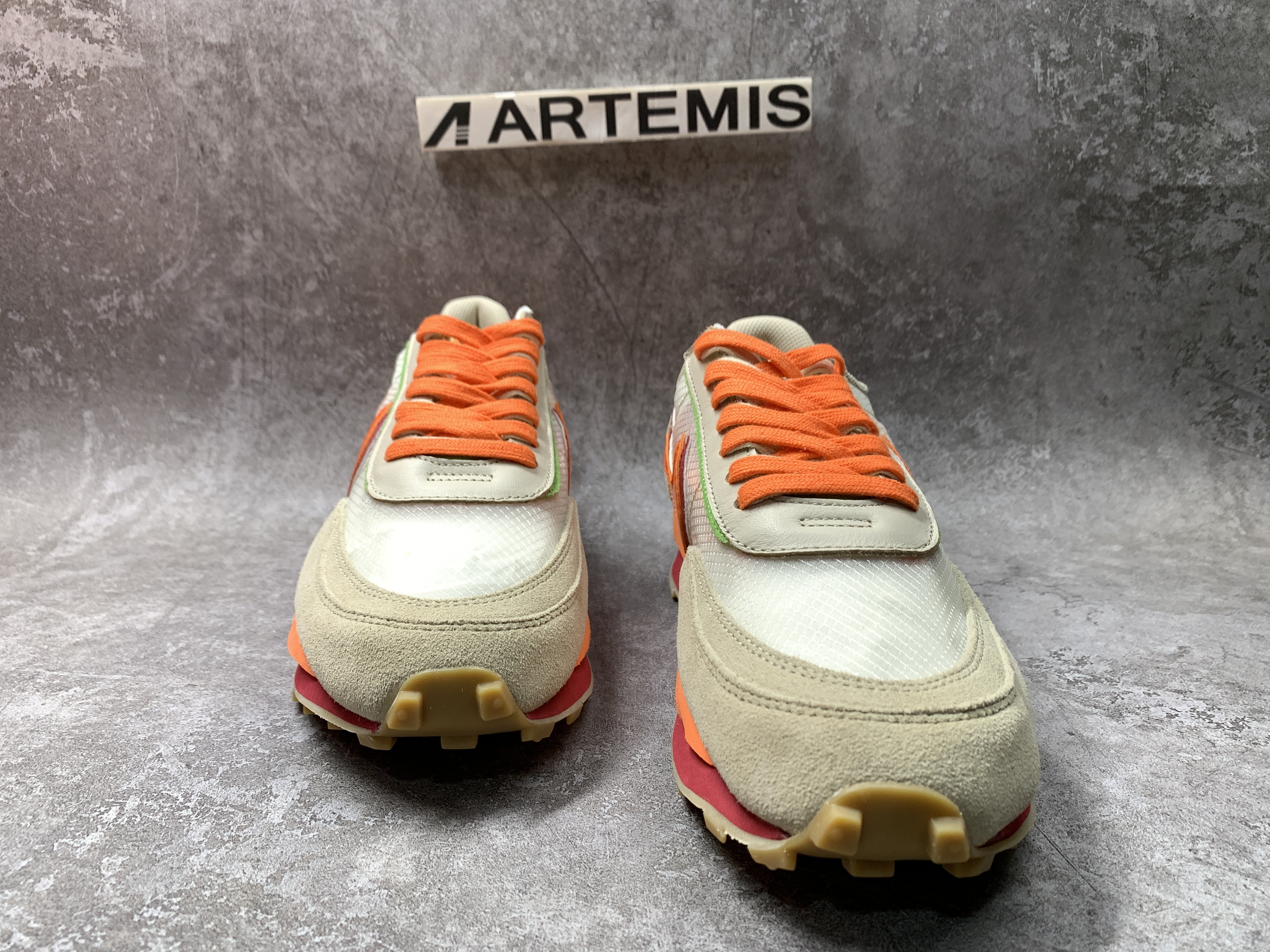 Nike LDWaffle CLOT sacai Net Orange Blaze