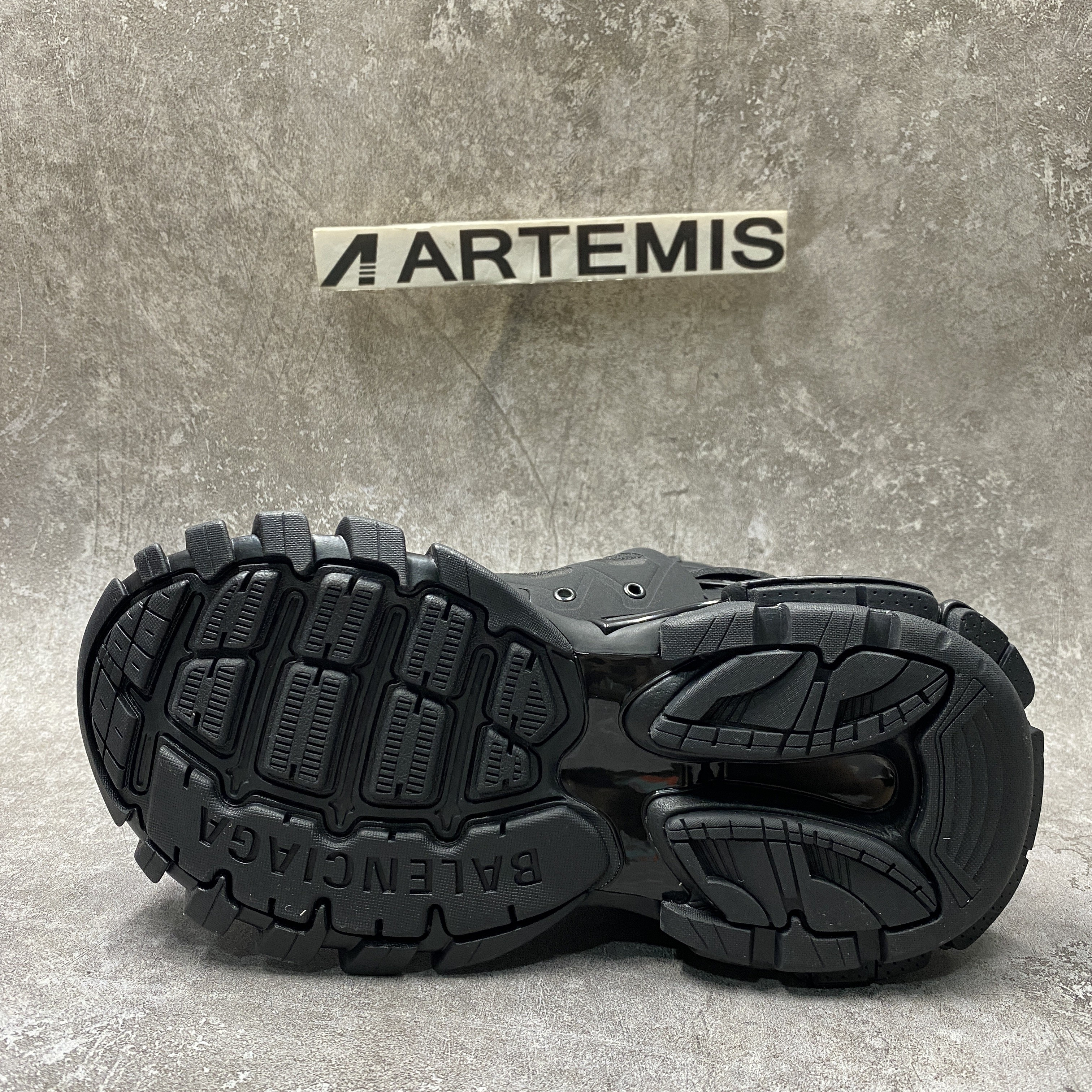 Balenciga Track Hike Black With Leather