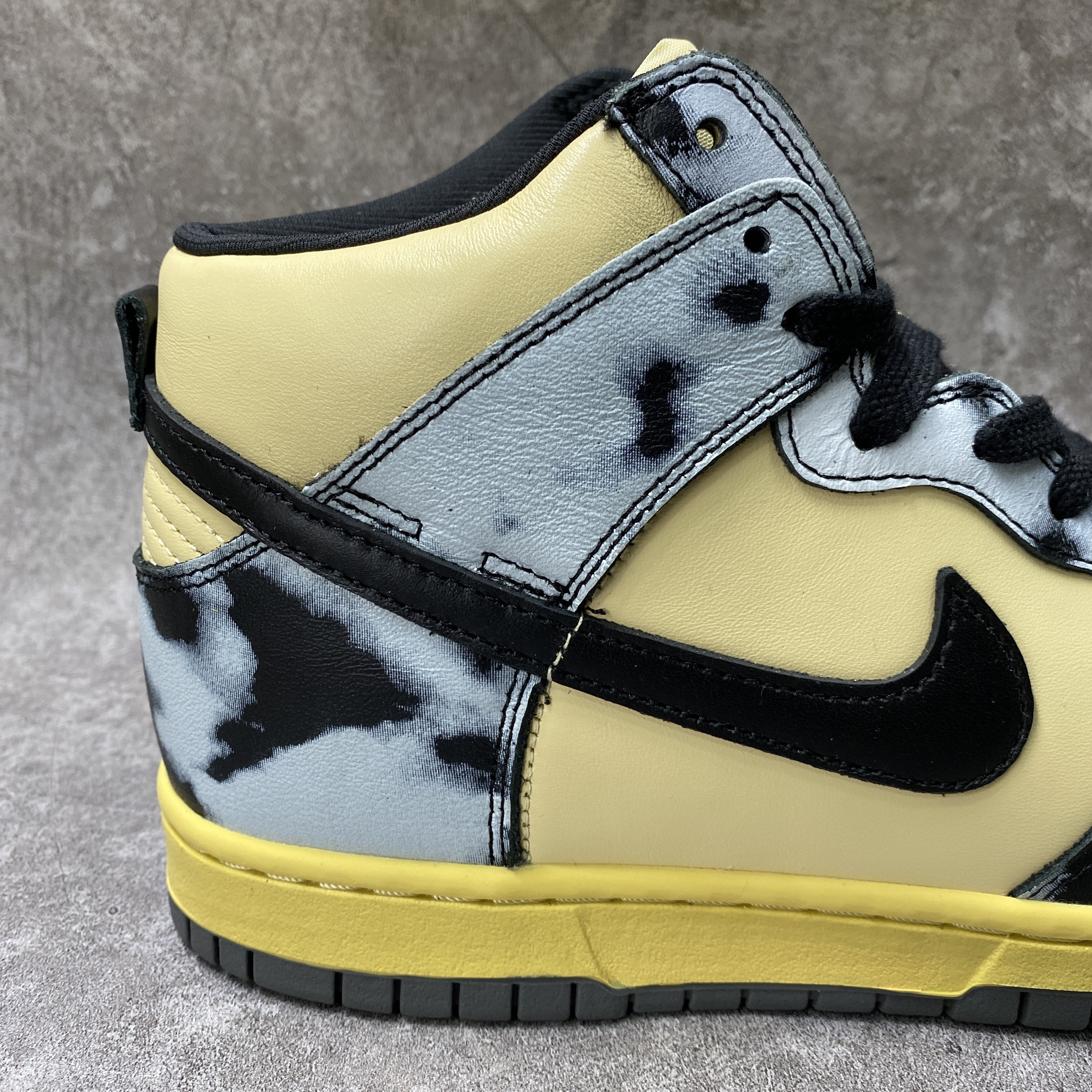 Nike Dunk High 1985 Black Acid Wash