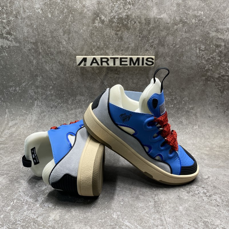 Lanvin Leather Curb Blue Gum