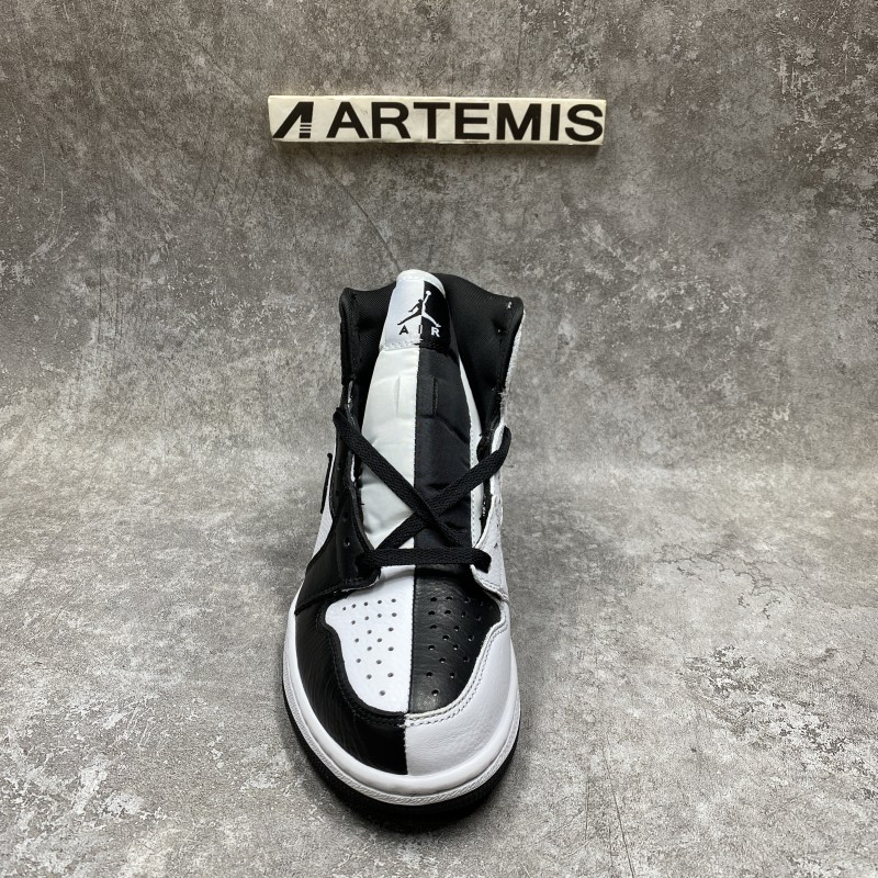 Air Jordan 1 Mid Spli Black White