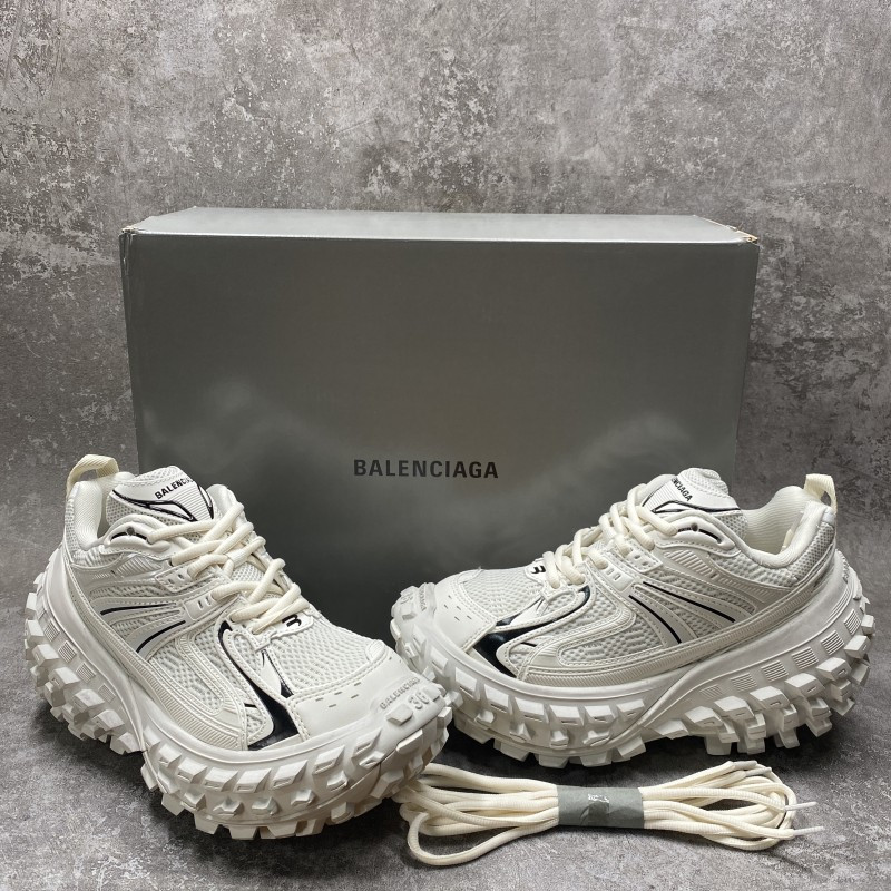 Ba*len*cia*ga defender sneaker light beige