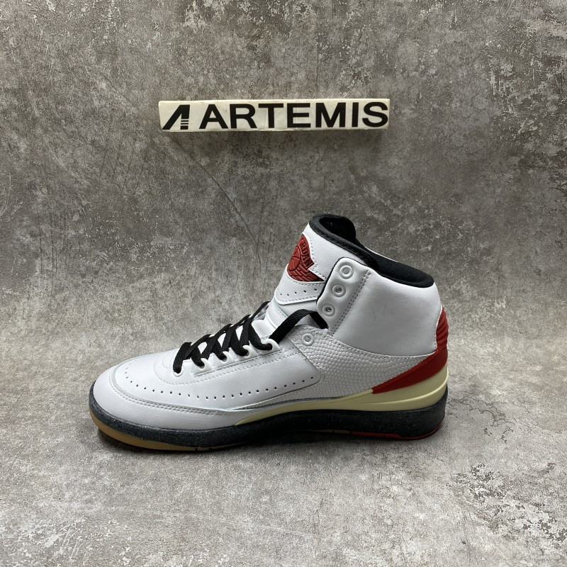 Air Jordan 2 Retro Low Sp Off-White White Red
