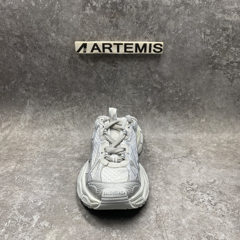 Ba*len*cia*ga 3xl mule sneakers in silver