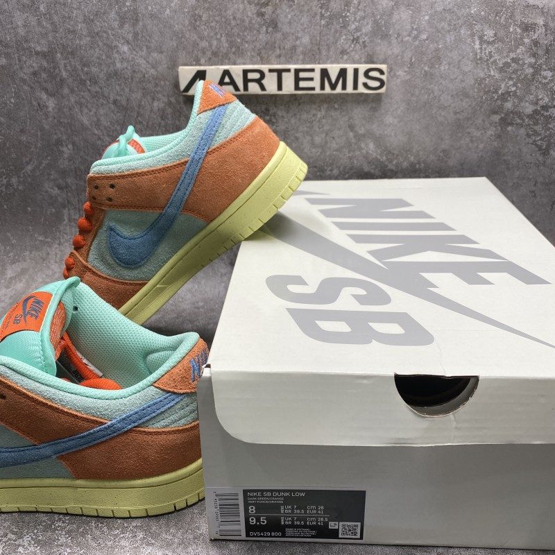 Nike SB Dunk Low Orange Aqua