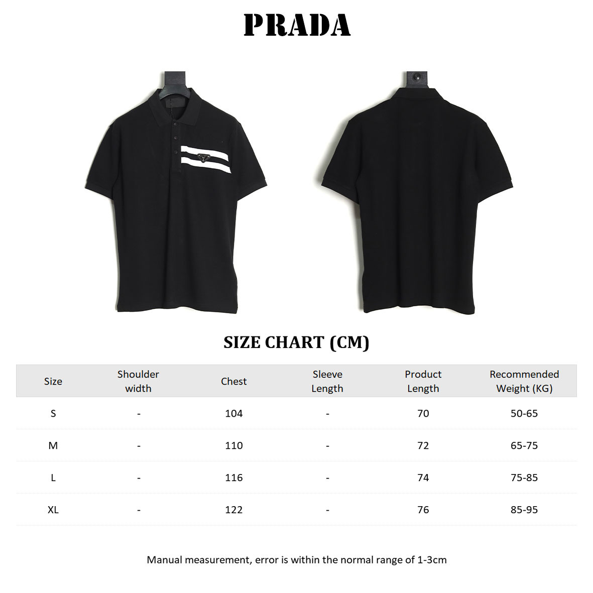 Pra*a short-sleeved polo shirt