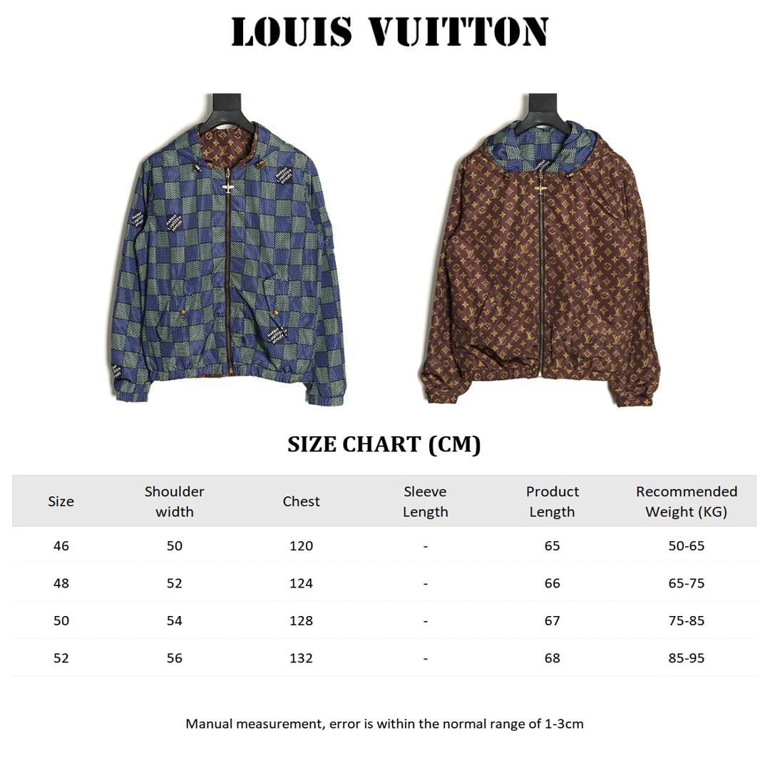 l0*is V*t0n 25ss reversible jacket