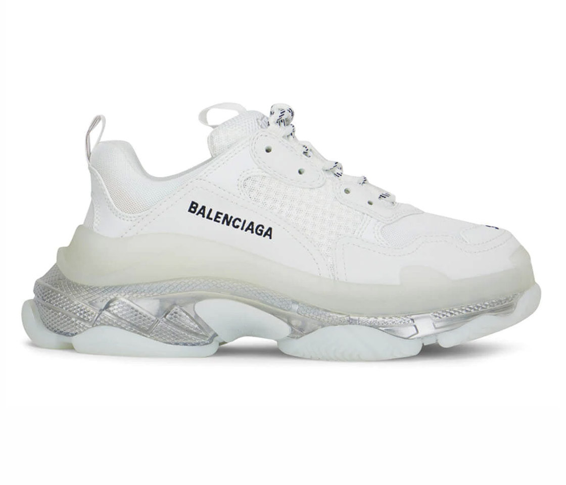 Balenciga Triple S Sneaker White Iridescent