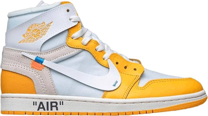 Air Jordan 1 Retro High Off-White Yellow