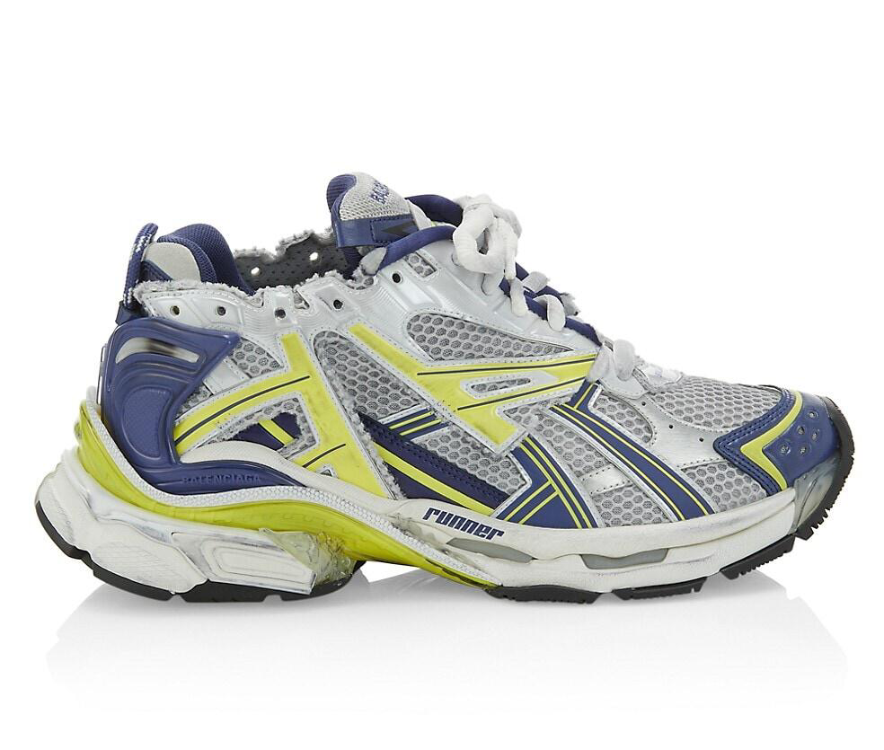 Ba*len*cia*ga panelled chunky-sole sneakers