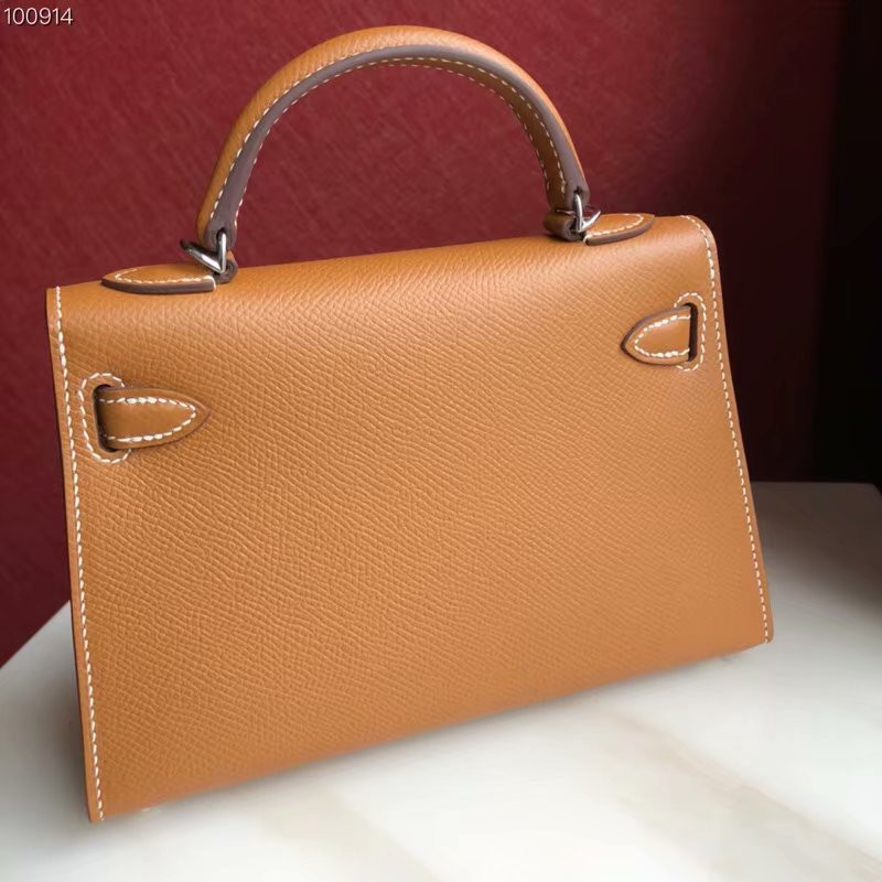 H**mes epsom handmade kelly mini 19
