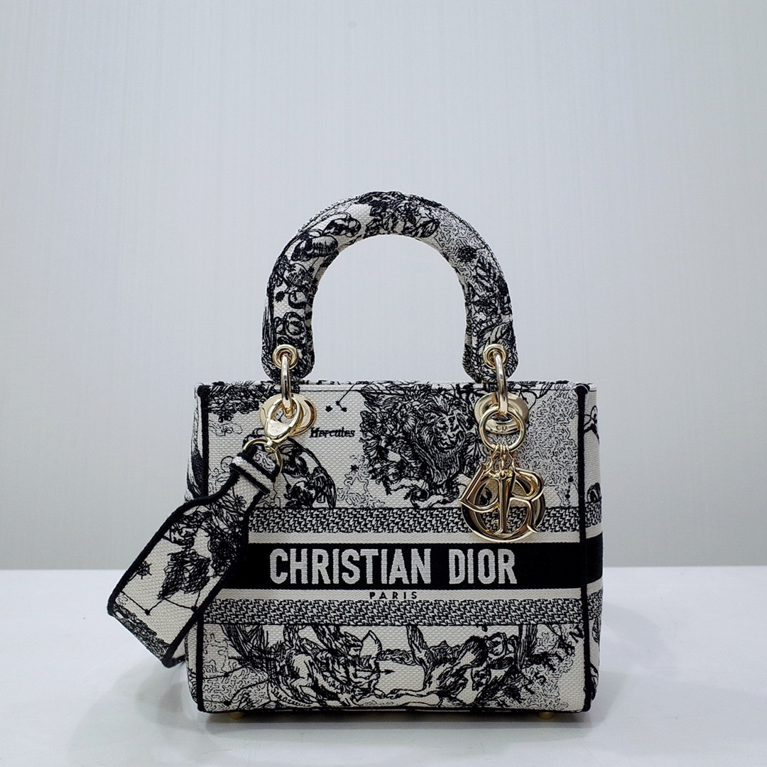 medium D*or lady d-lite bag  24 x 20 x 11 cm