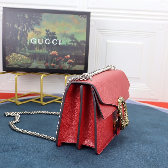 G*u*i dionysus small shoulder bag red 28x18x9cm