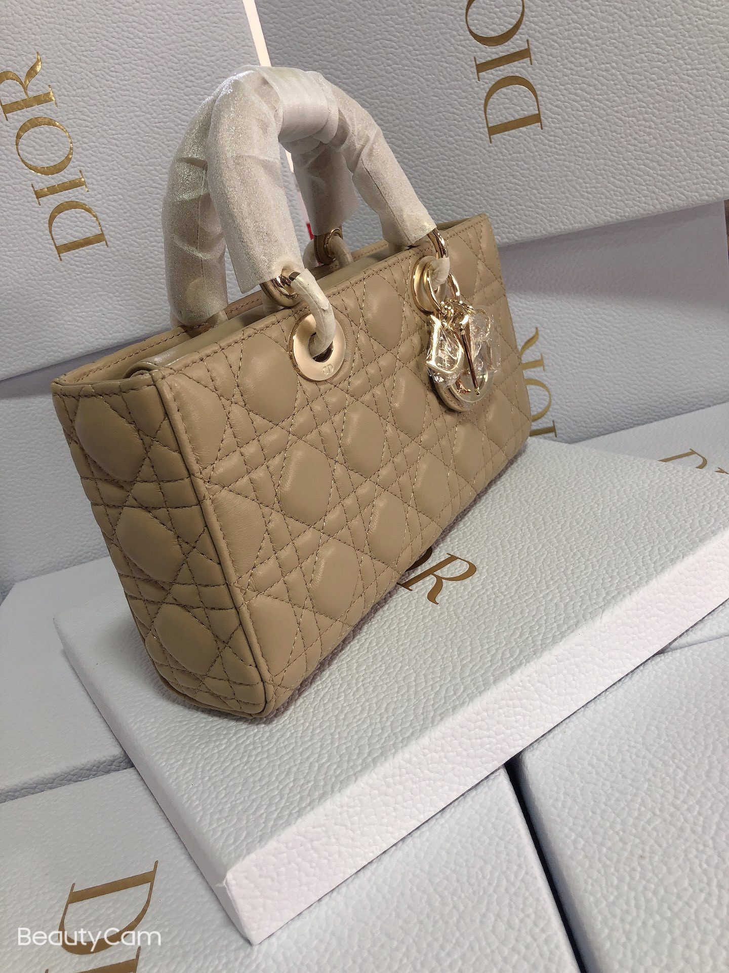 D*or lady d-joy bag medium sad colored 26 x 13.5 x 5 cm