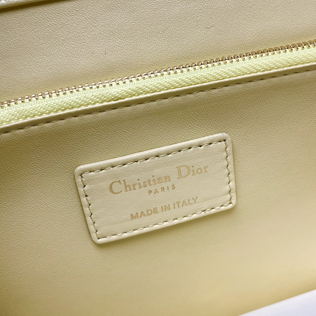 my D*or top handle bag 9.5 x 5.5 x 3 inches