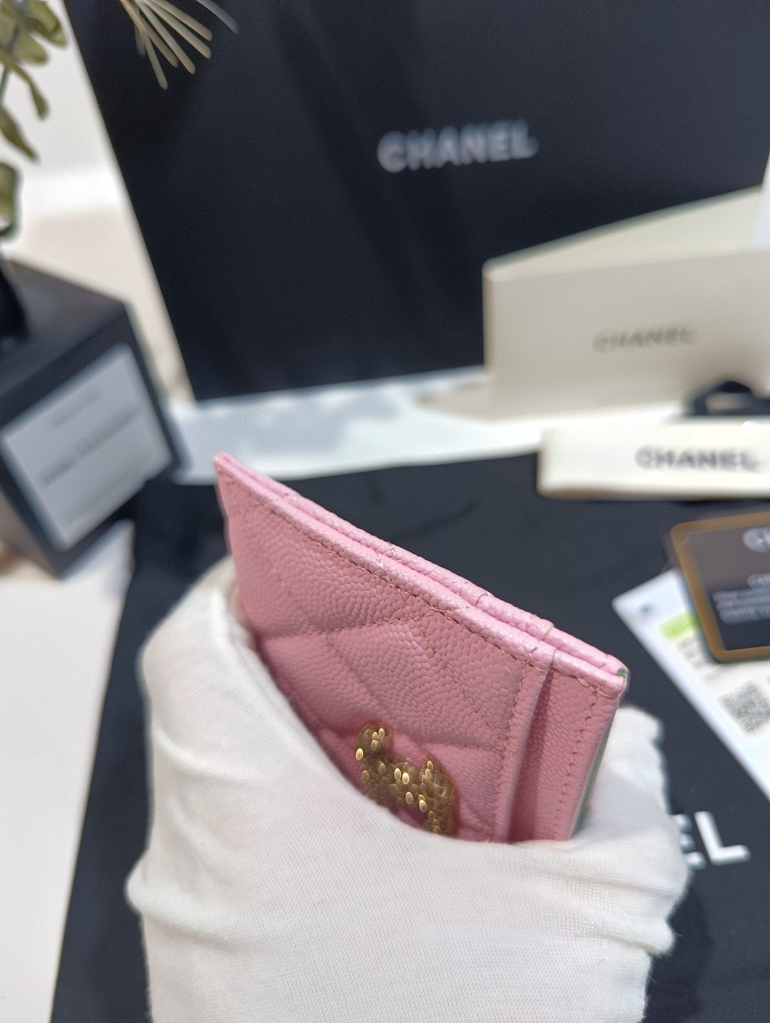 Ch*el card holder 10cm