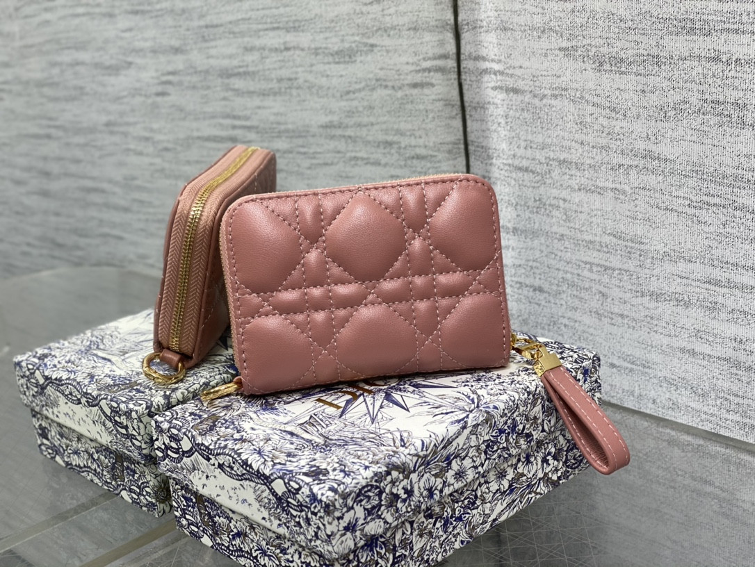 lady D*or voyageur small coin purse card holder