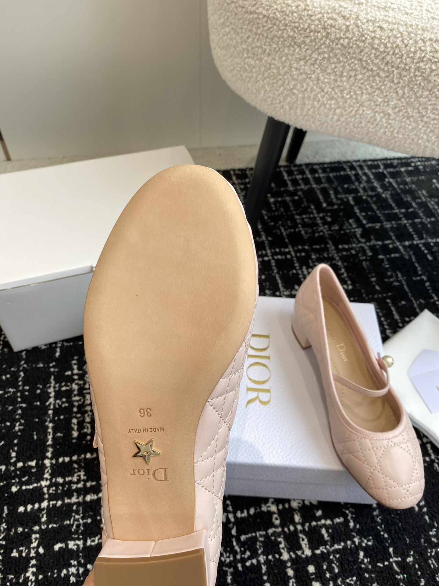 ua D*or ballet pump rose