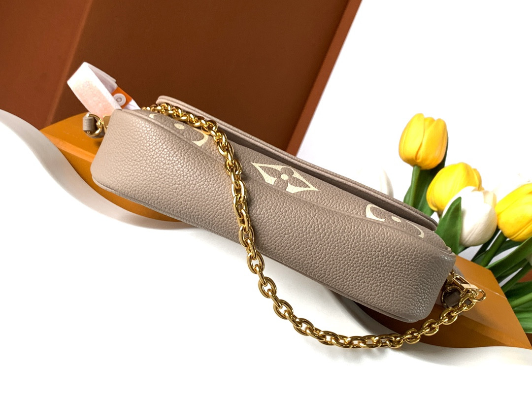 LV Wallet On Chain Ivy  M82211 9.3 x 4.7 x 1.7 inches