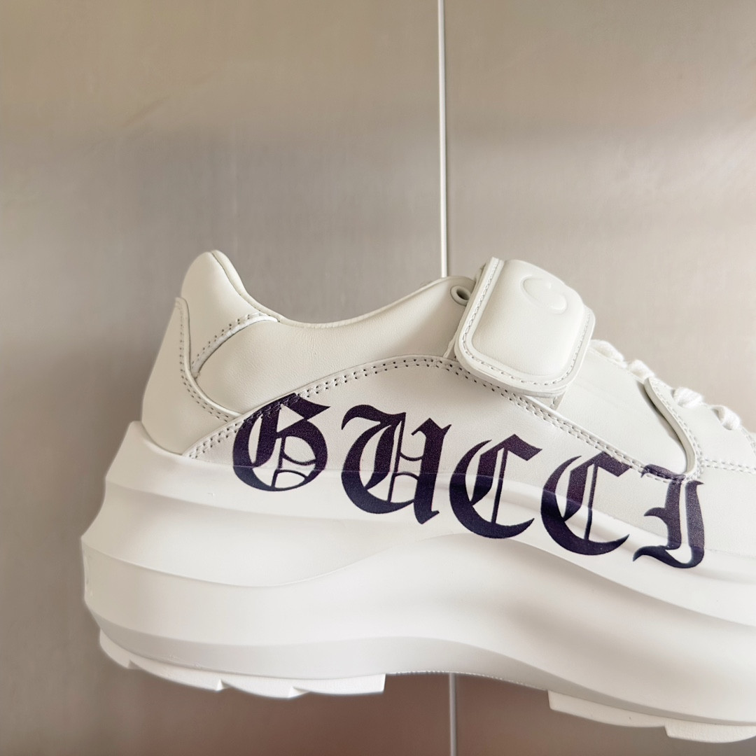 ua G*u*i wave wedge sneaker