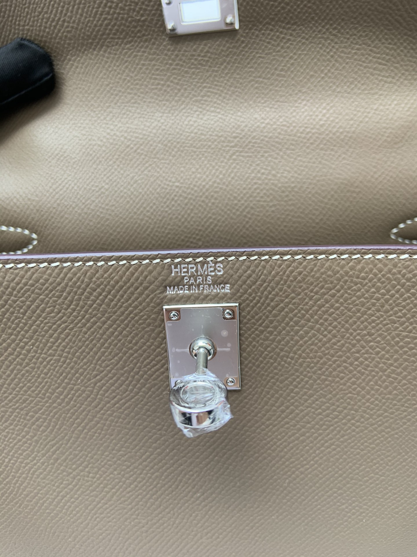 HERMÈS Kelly Silver-tone Hardware 25 28