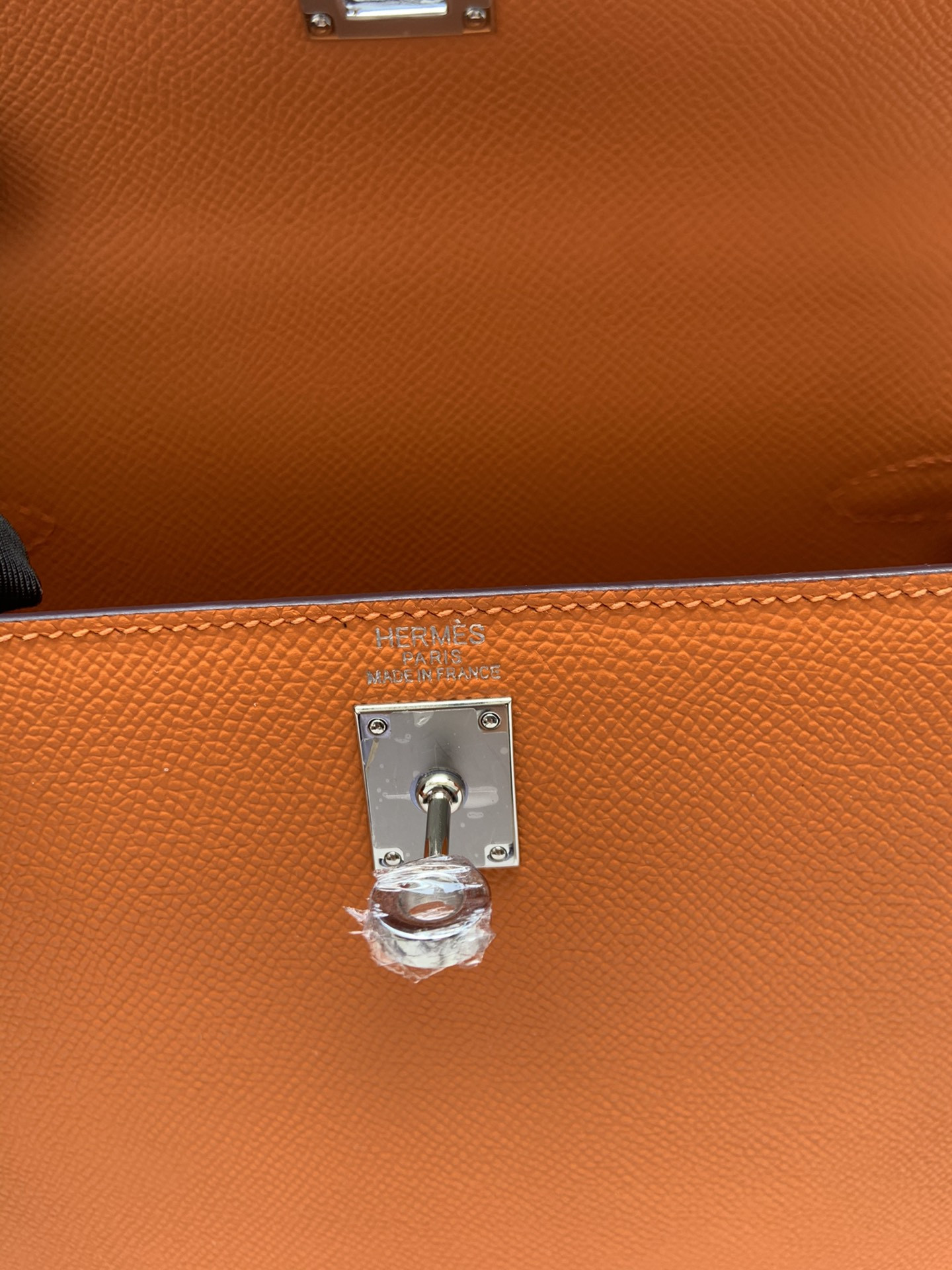 HERMÈS Kelly Silver-tone Hardware 25 28