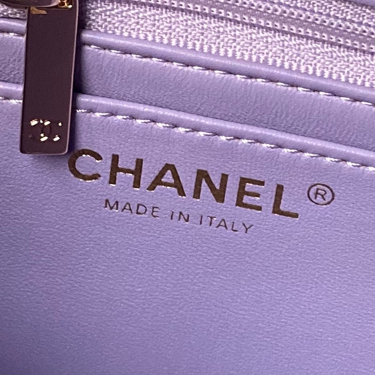 Ch*el 24a mini classic handbag 12 × 20 × 6 cm