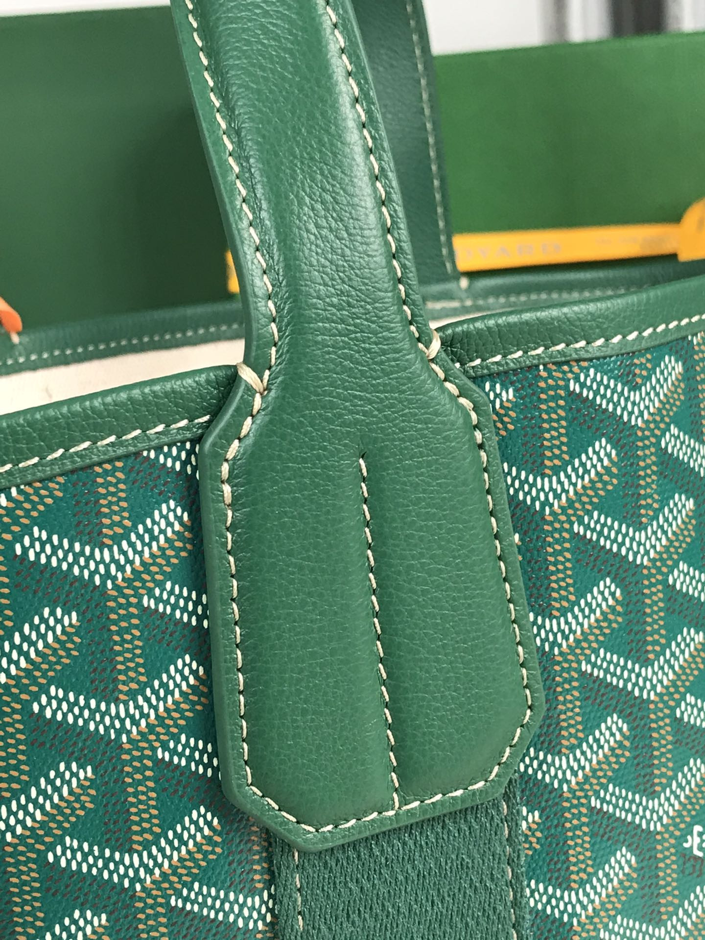 Go*ard Go*ardine belharra pm coral tote palladium hardware 18x14x23cm