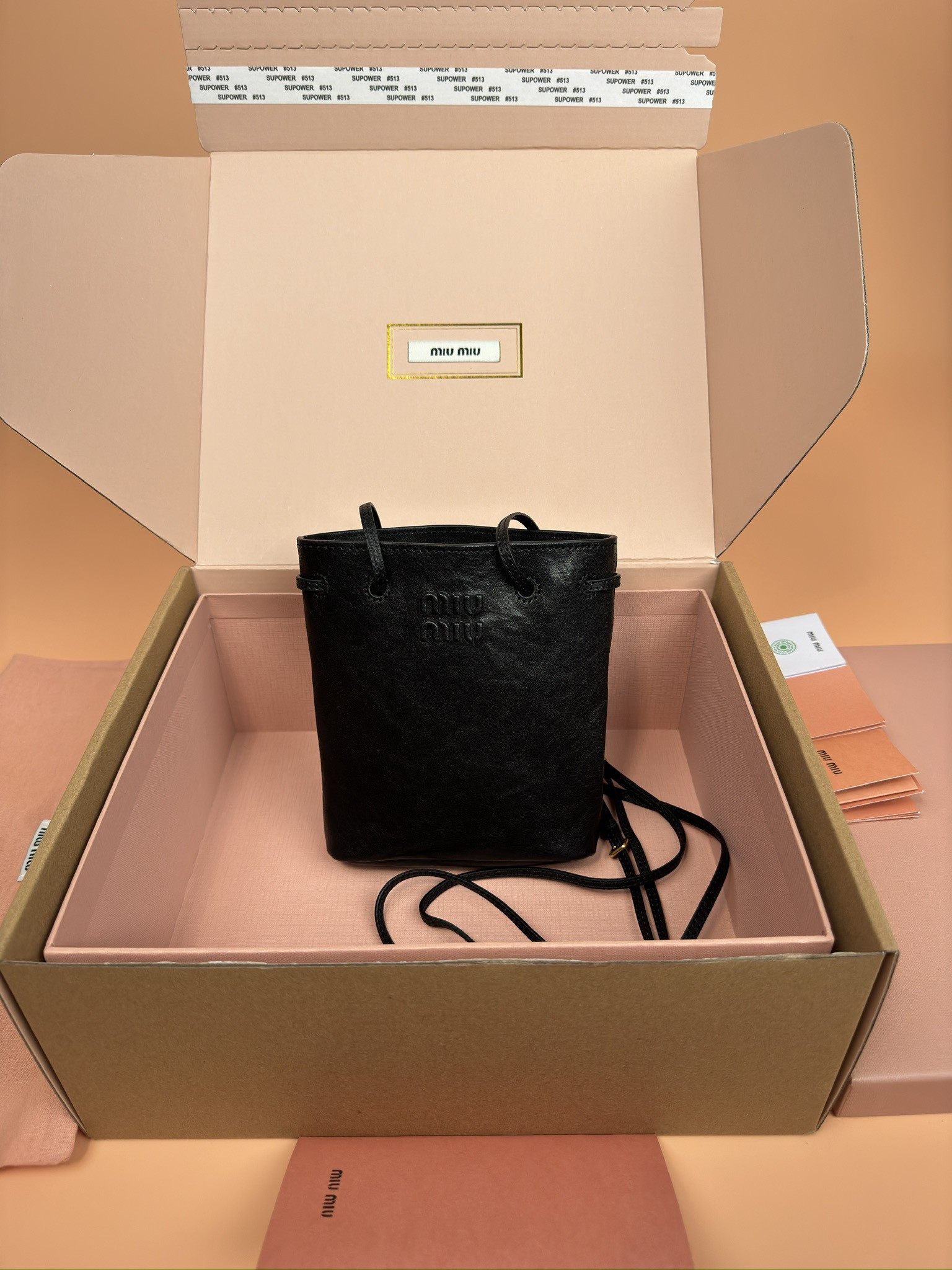 Miu Miu Nappa leather mini bag  17x14x6cm