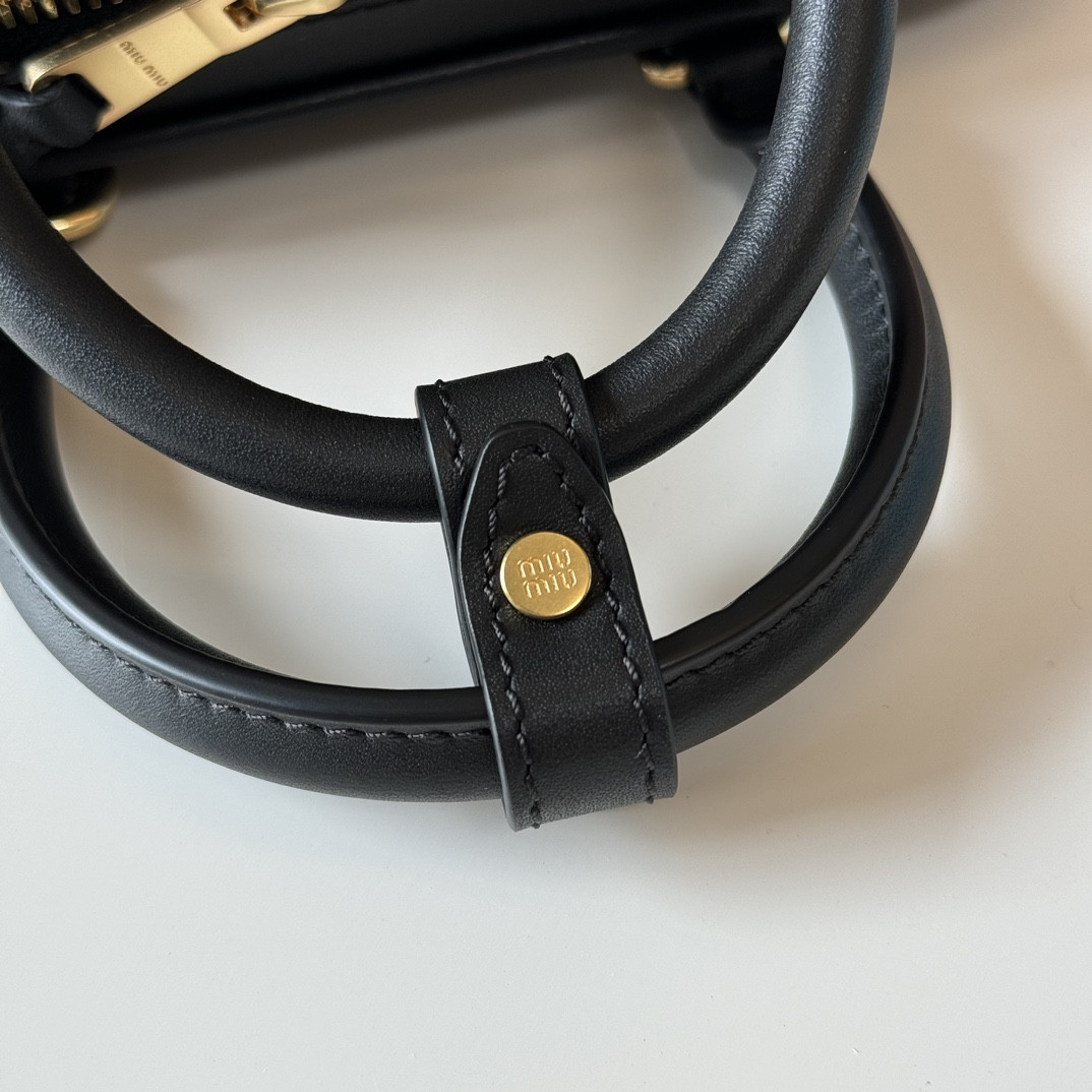 Miu Miu Arcadie leather mini-bag 19X10X5cm