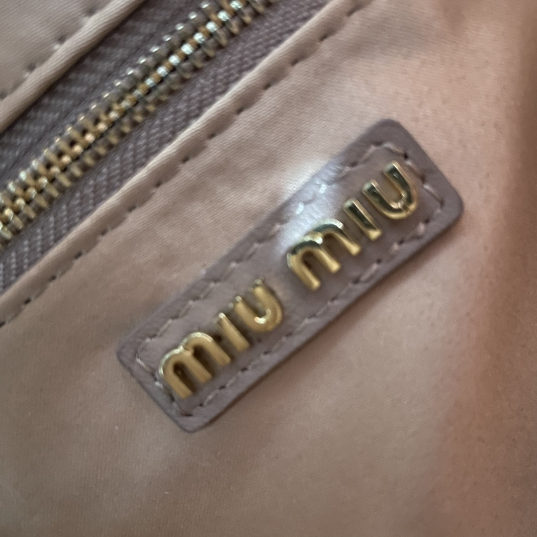 Miu Miu Arcadie leather bag 10.5x22x7.5cm