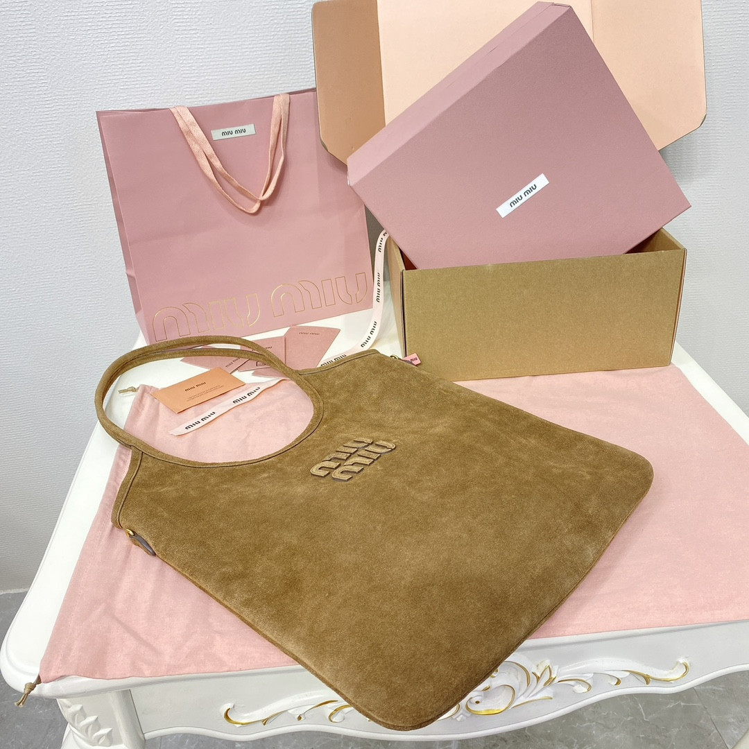 Miu Miu IVY Suede bag 40x35cm