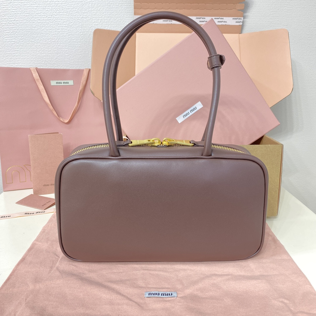 Miu Miu Beau naplak leather bag 29X17X9cm