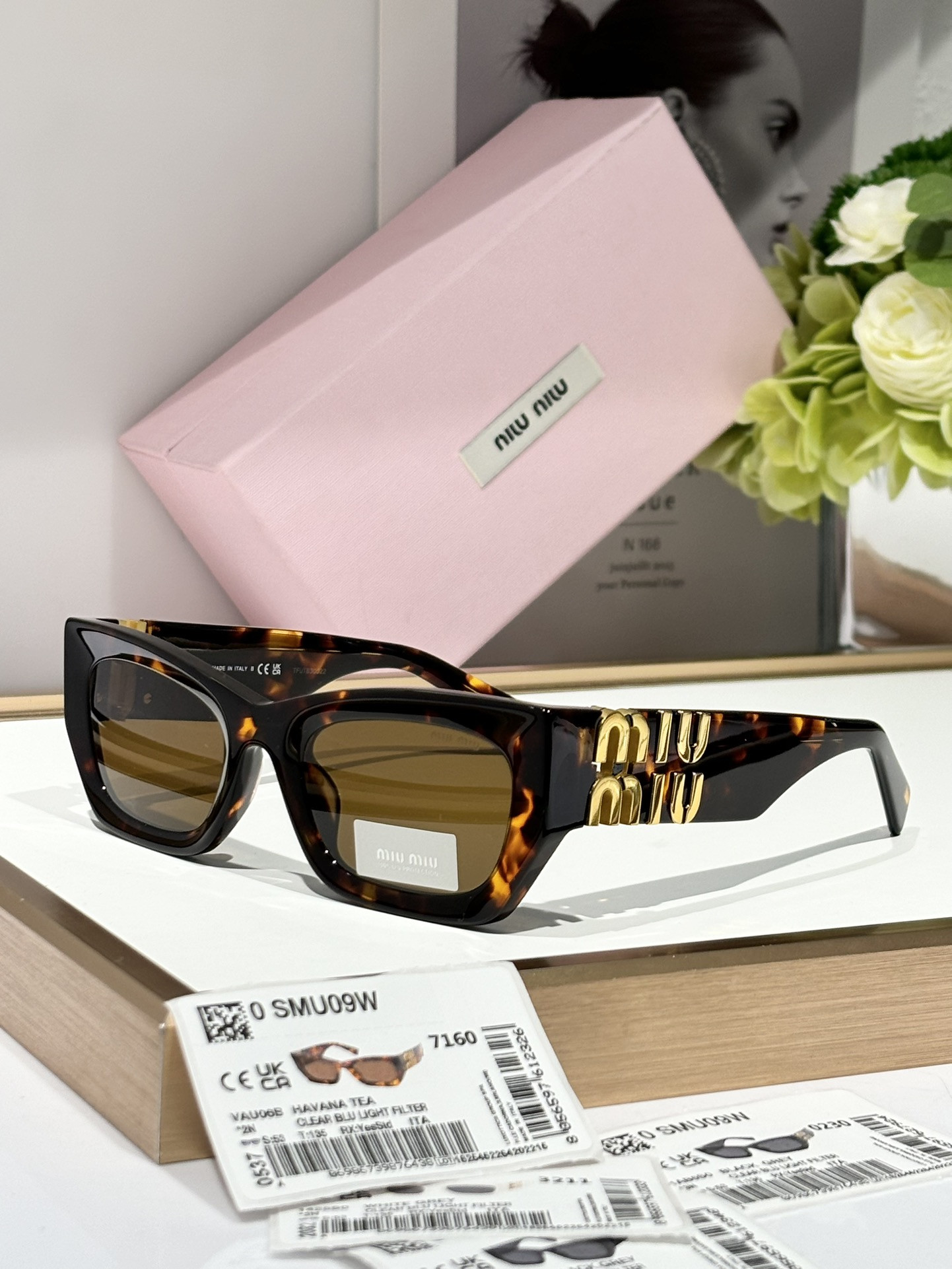 Miu Miu Glasses SMU11W 54-21-135