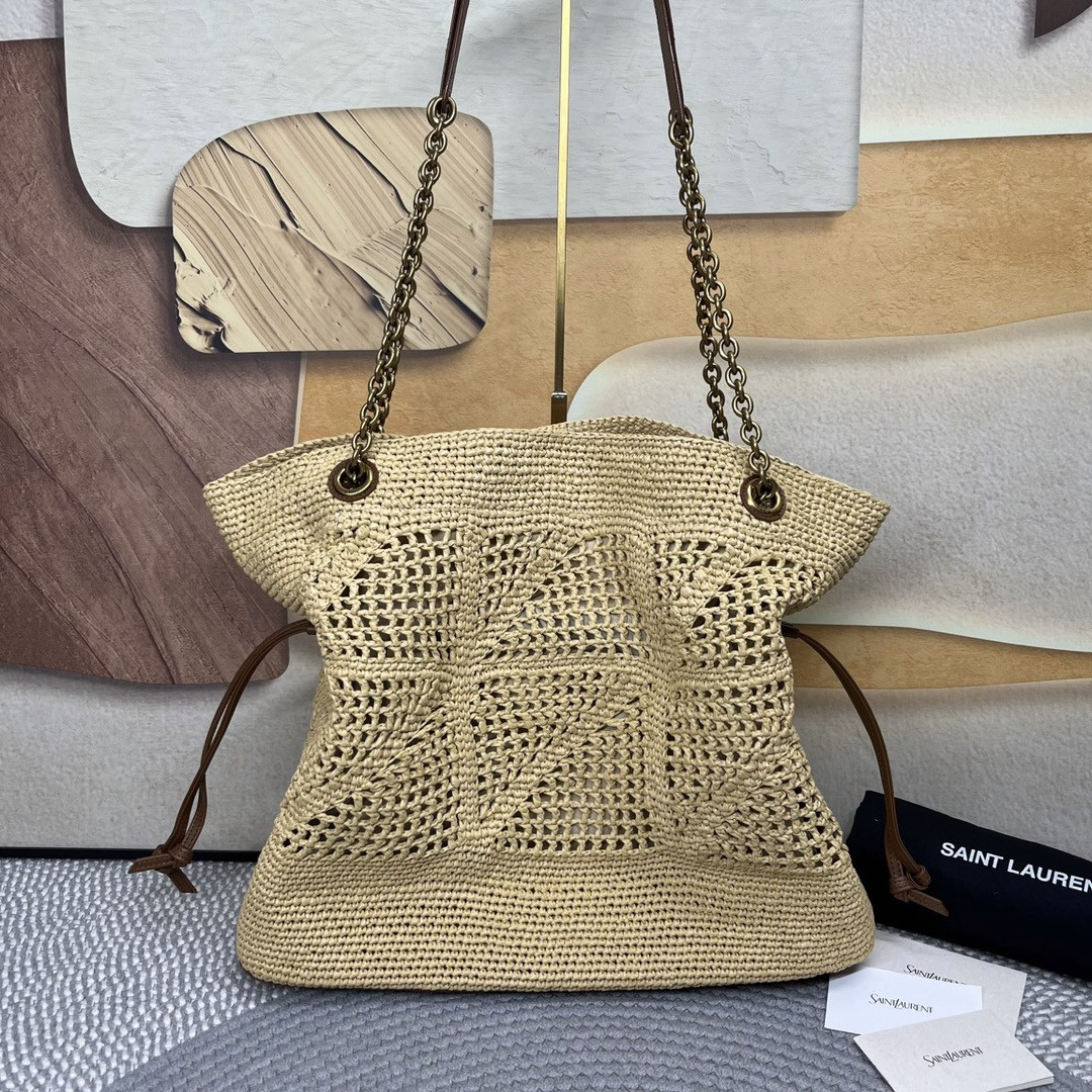 Y*L jamie shopping in raffia 35x35x10cm