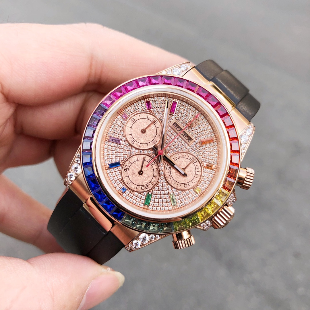 R*l*x oyster perpetual cosmograph rainbow daytona 40mm