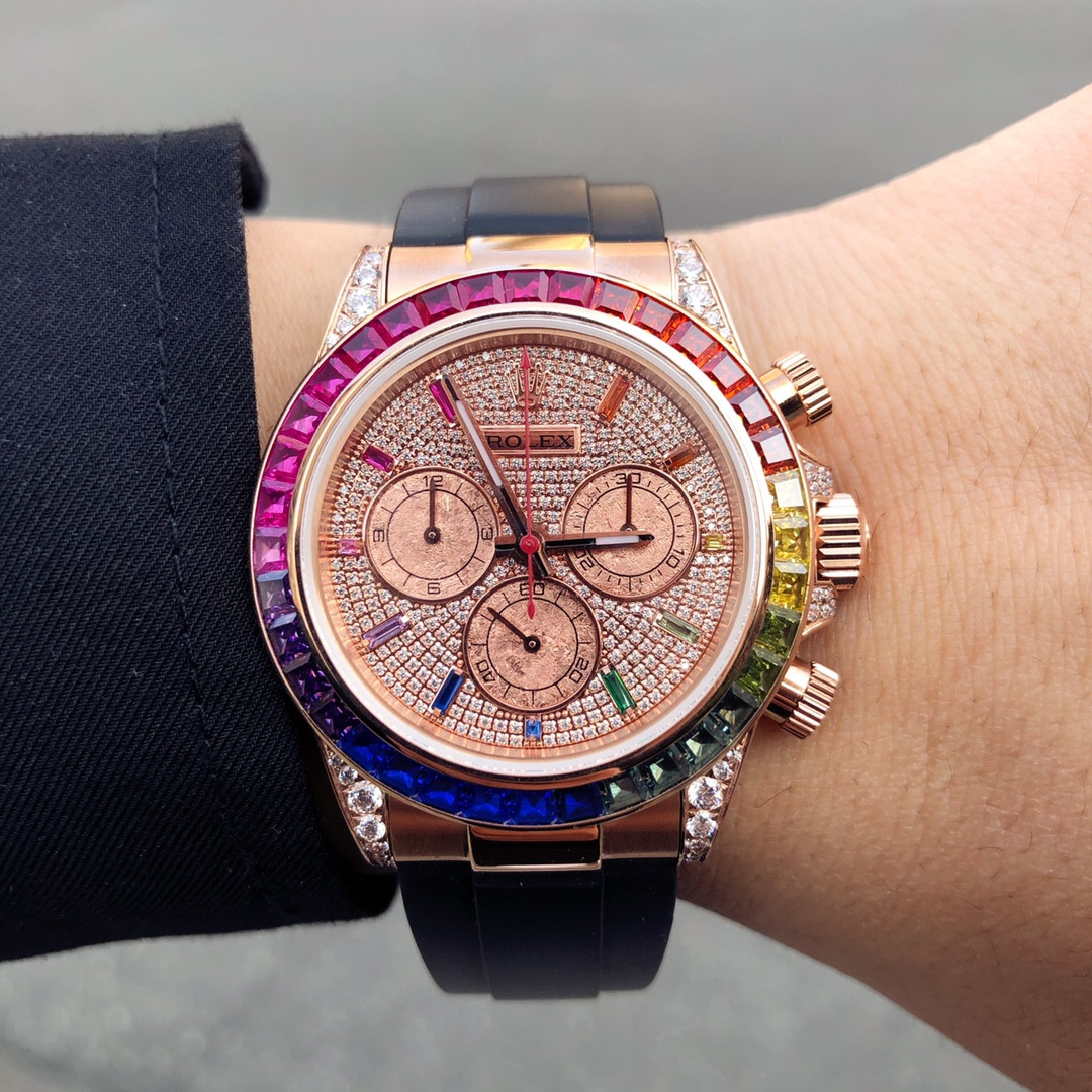 R*l*x oyster perpetual cosmograph rainbow daytona 40mm