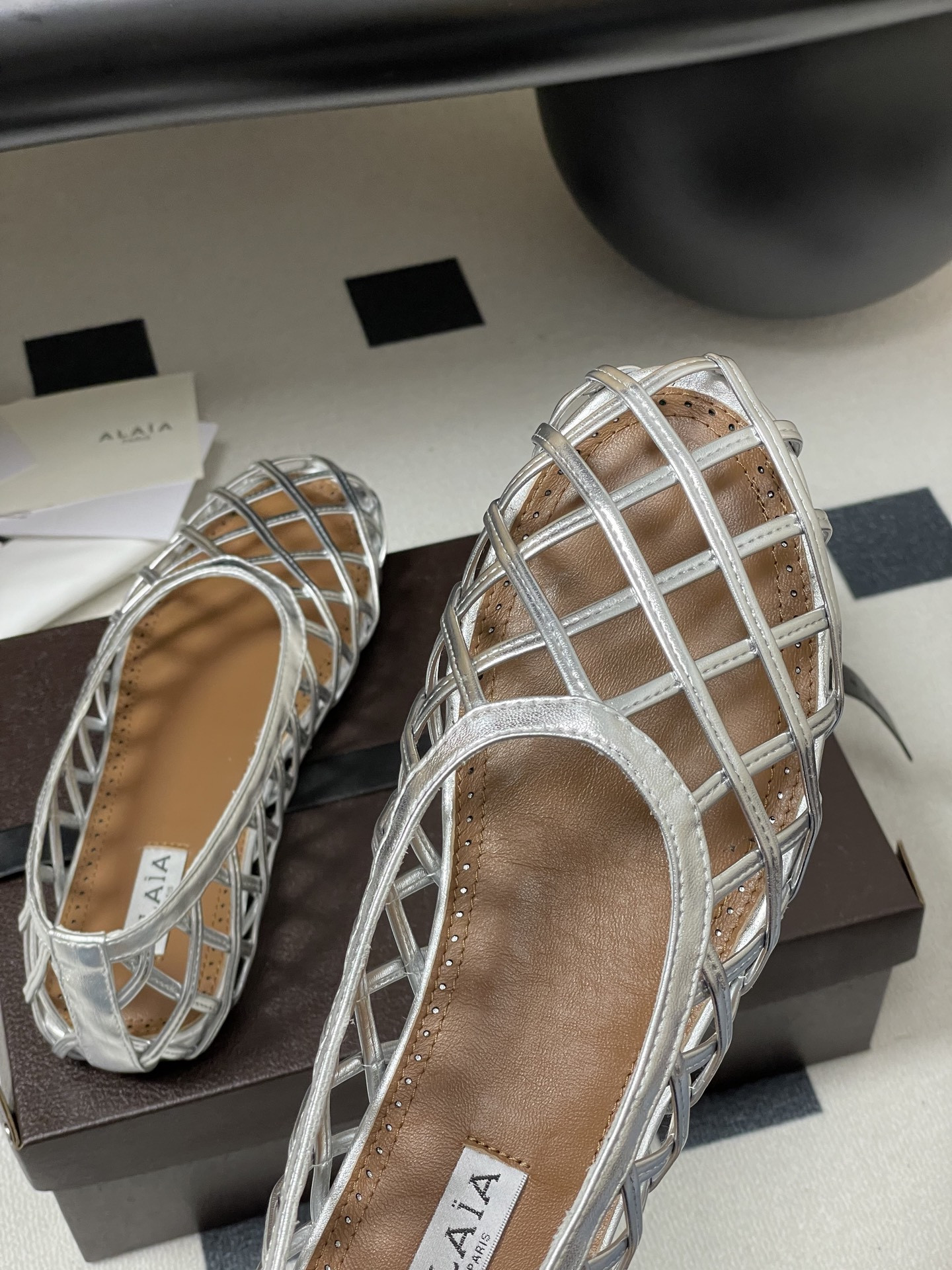 UA Alaïa CAGE BALLET FLATS(Customized Size 7-10 days production time)