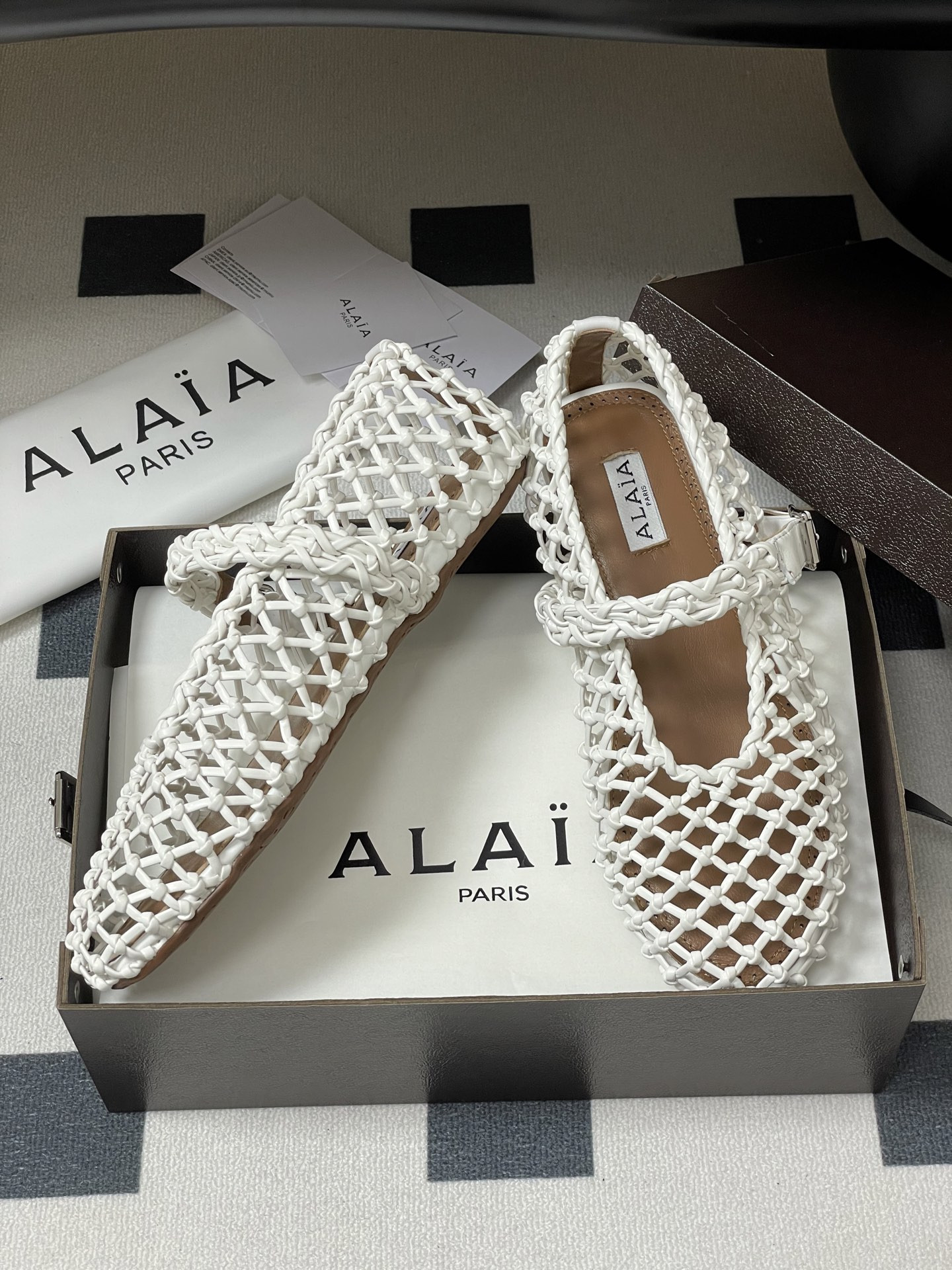 UA Alaïa BRAIDED BALLET FLATS(Customized Size 7-10 days production time)