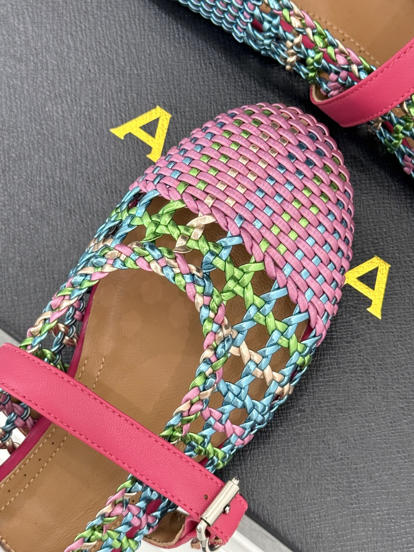UA Alaïa Hollow Woven Mary Jane Flats(Customized Size 7-10 days production time)