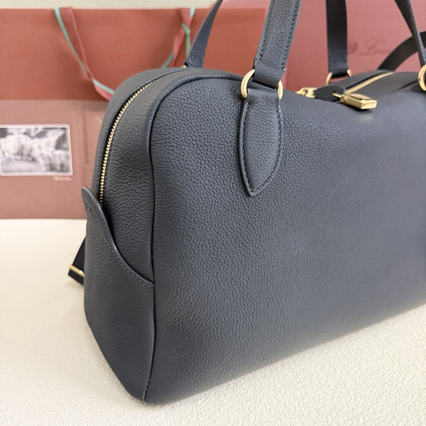 L**o p*ana needle deep royal blue 38x22x16cm
